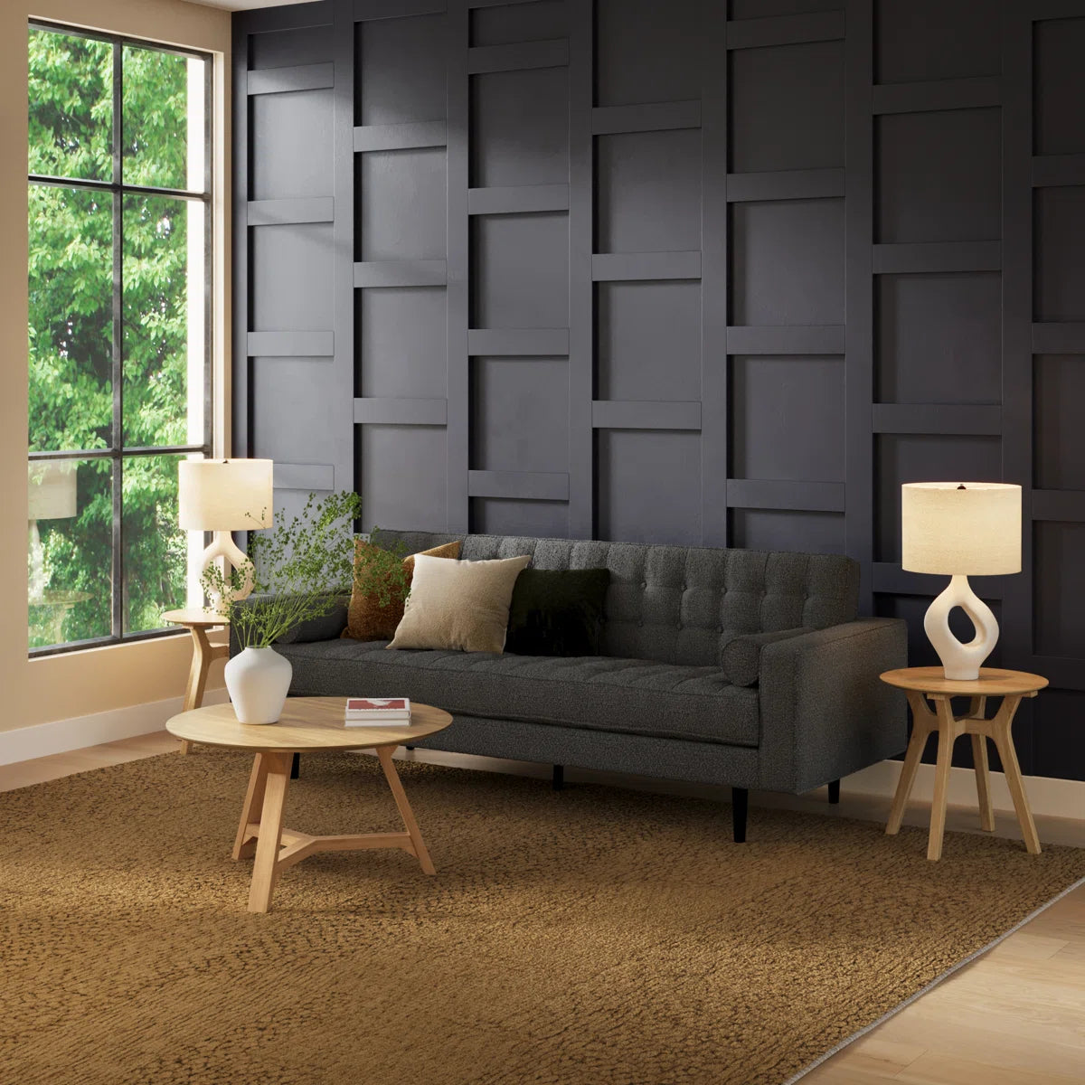 Geo 85'' Upholstered Sofa